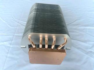 Chine radiateur en aluminium des ailerons 500W avec le caloduc 10pcs pour la lumière de LED, diamètre de 8mm à vendre