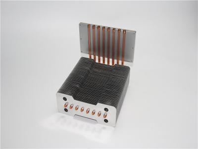 Cina dispositivo di raffreddamento di alluminio dell'aletta del dissipatore di calore del tubo del rame 130W del condotto termico del piatto grasso termico del blocchetto per il LED in vendita