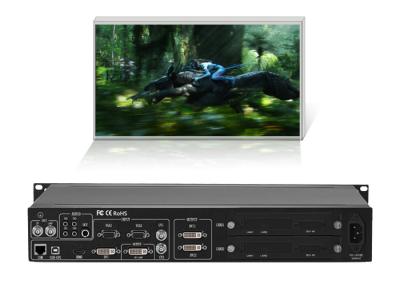 중국 1HDMI 1 VGA 2 BNC 입력 2 DVI 출력 LED 벽면 프로세서(1U 케이스 포함) 판매용