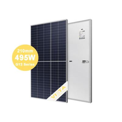 China 485W 490W 495W 500W 505W Solar Panel Price Manufacturers in Lahore EN China 210mmx210mm Manufacturer for sale
