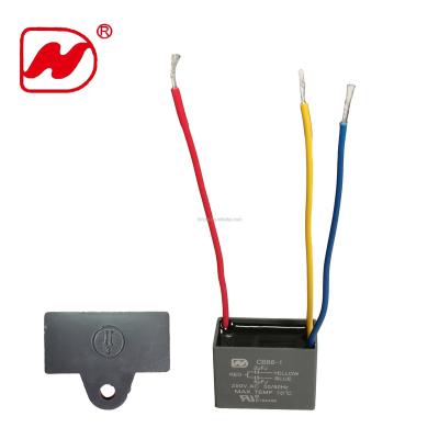 China Propeller Speed Control Propeller Speed Control Capacitor CBB61 250V 2+5uf Cable Length P0 Shipping 10cm and Handling 50/60HZ for sale