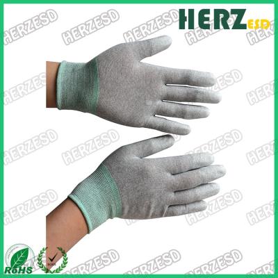 Chine Gants sûrs d'ESD d'atelier électronique, anti revêtement statique d'astuce de doigt d'unité centrale de gants de travail à vendre