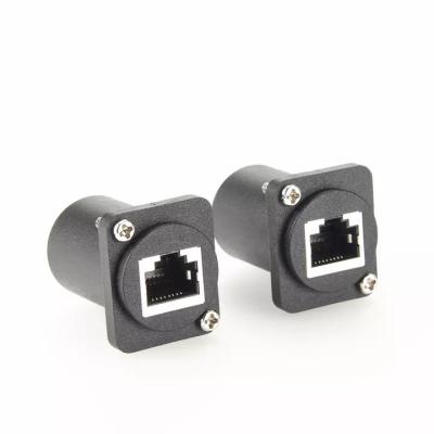 China IP67 PCB Ethernet RJ45 Industrial Variant Panel Mount Cable D series standard for sale