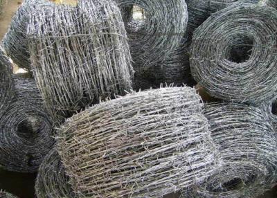 China laag koolstofstaalveiligheid Schermende Draad Met weerhaken van SWG12 X van SWG14 Te koop
