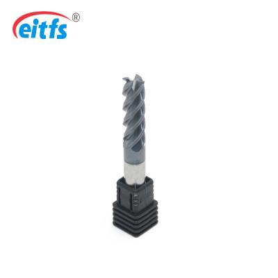 China Machining Process Carbide End Mill Reusable High Accuracy 4 Flute For Stainless Steel for sale