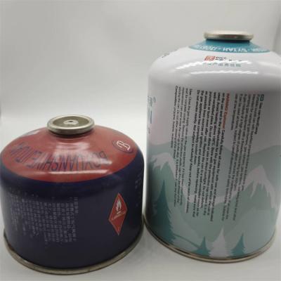 China Premium Refillable 220g Butane Canister for Outdoor Camping Stoves with Leak-Proof Valve for sale