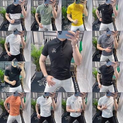 China Anti-wrinkle 2022 summer casual 100% cotton men's short sleeve polo shirt manufacturers wholesale for sale