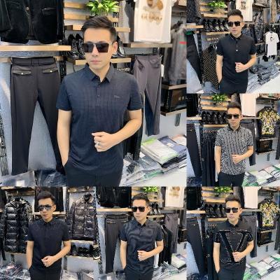 China 2022 summer high quality men's casual anti-pilling shirt cartoon graffiti beach shirt wholesale for sale