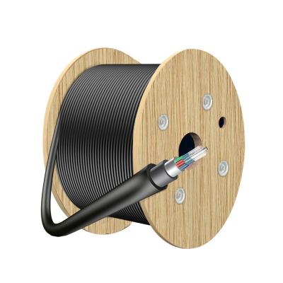 China SM/MM/OM3 Direct Burial Fiber Optic Cable Double Sheath Direct Buried Cable à venda