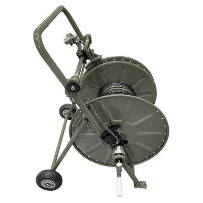 中国 LSZH Tactical Fiber Optic Cable Reel ROHS ISO Enhanced FTTx Connectivity 販売のため