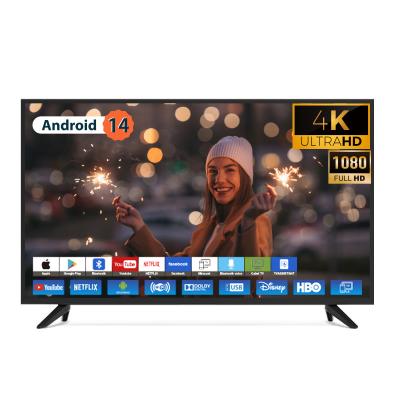 China TV 32 43 50 55 65 Inch UHD Android TV Smart 4K Televisions OEM Factory for sale