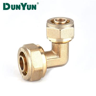 China Brass Lead Free Brass Quick Connect Couplings Water PEX Tube Fitting for sale