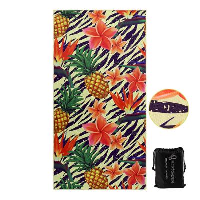 China Microfiber Disposable Clean Washable Super Cheap Sand Free Beach / Camping Towel for sale