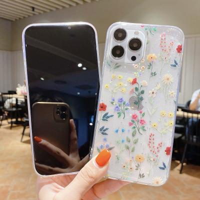 China Butterfly Shockproof Design Fluorescent Light Weight Sublimation Phone Cases For iPhone 13 for sale