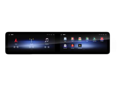 China 12.3''+12.3'' Interactive Dual-Screen For Mercedes Benz A Class W176 A160 A180 A200 A220 A250 A260 A45 2013-2016 CLA C117 X117 2013-2015 G Class W463 2013-2016 GLA X156 2013-2019 Car Multimedia Stereo for sale
