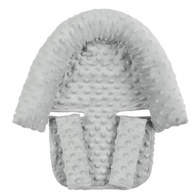 China Plain Baby Head Support & Strap Covers Infant Head Support Pillow Super Soft Head & Neck Cushion For Newborn Baby Stroller Blanket for sale