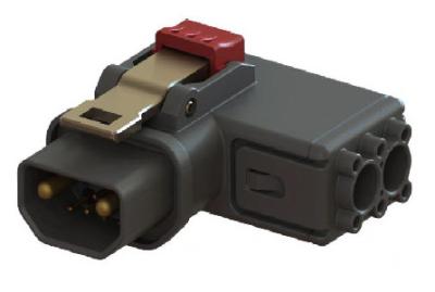 China 300 VDC 40A 20AWG Hybride de Machtsschakelaar van het Batterijpak met EMI Shielded Te koop