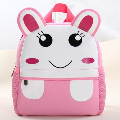 China Neoprene School Bag Small Children Waterproof Popular Cute Cartoon Outdoor Backpack for sale