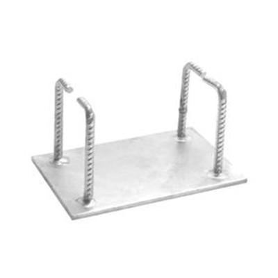 China Solar Fixing Silver Embed Plates For Concrete Embedment Plate for sale
