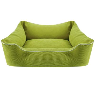 China Custom Heating Pet Beds Comfort Ultra Easy Wash Memory Foam Orthopedic Dog Sofa Bed With Mattress for sale