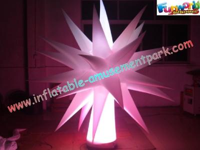 Cina Cono gonfiabile colorato della decorazione di illuminazione, colonna cambiante delle luci di colore di 5m LED in vendita