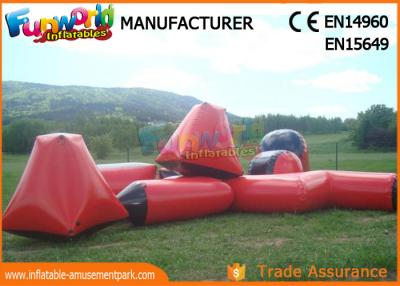 Chine barrières gonflables de 0.6mm de bâche multicolore de PVC pour des sports de Paintball à vendre
