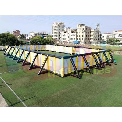 Chine Arène de sports gonflable géante, champ gonflable commercial de Paintball de bâche de PVC de 0.4mm à vendre