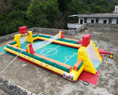 China Commercial Grade 12x6x2m Inflatable Soccer Field for sale
