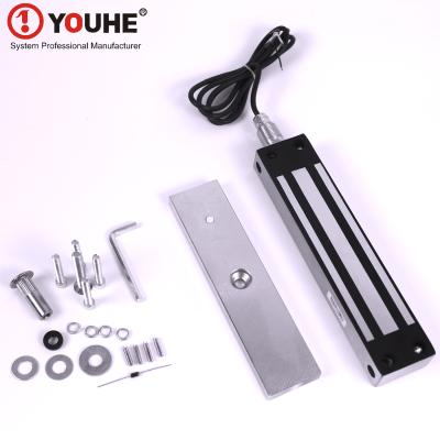 China Flat YOU IT 600LBS 280KG Maglock Electronic Magnetic Glass Door Lock Cylinder for sale