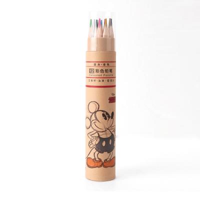 China Best Quality School Student Colorful 12 Pcs Promotional Colored Pencil Set Washable for sale