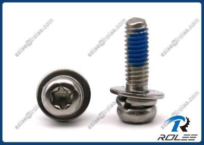 China 304/316 Stainless Torx Pan Head Self-locking SEMS Screws en venta