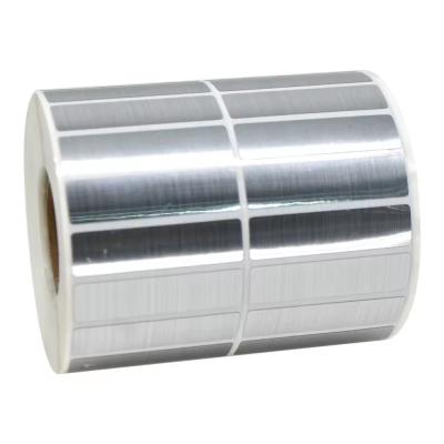 Chine Les étiquettes en PET synthétique à code-barres, adhésifs en papier autoadhésif en argent mat, 4x6 à vendre