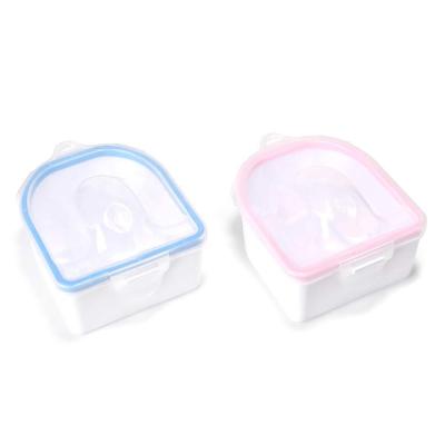 China New Nail Art Polish Remove Wash Soaker Tray Manicure Spa Tool Nail Soaking Soak Off Bowl for sale