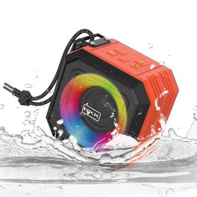 China 5W orador impermeável do OEM Bluetooth portátil com luzes coloridas do diodo emissor de luz à venda