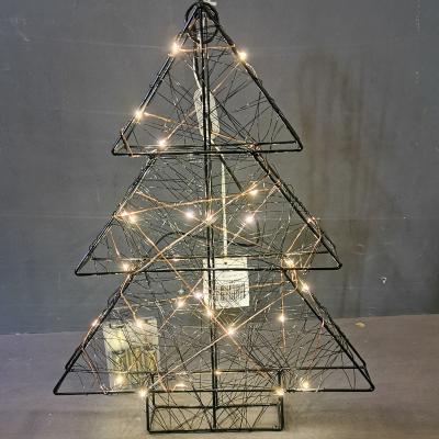 China Christmas copper wire lights with Christmas tree light for sale