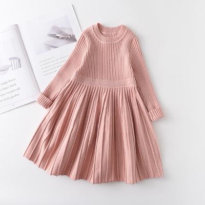 China 2021 Washable Christmas Baby Girl Long Dresses Princess Baby Sweet Tutu Dresses Girls Summer Sleeve Sweater Dress for sale