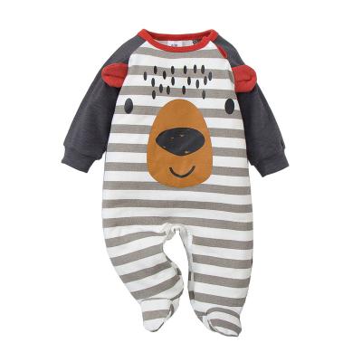 China Fashionable High Quality 100% Baby Boy Clothes Cotton Sleepsuits Anti-wrinkle Baby Clothes for sale