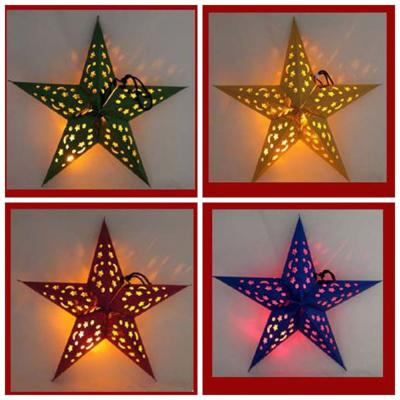 China Hot sale chinese handmade paper star paper lanterns for sale