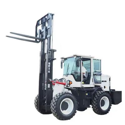 China Construction works Dealers new internal combustion high quality cross country forklift diesel forklift for sale for sale