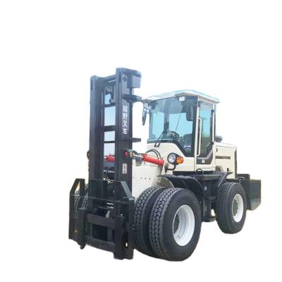 China Construction works China Made High Performance Internal Combustion Cross Country Forklift Diesel Forklift for sale