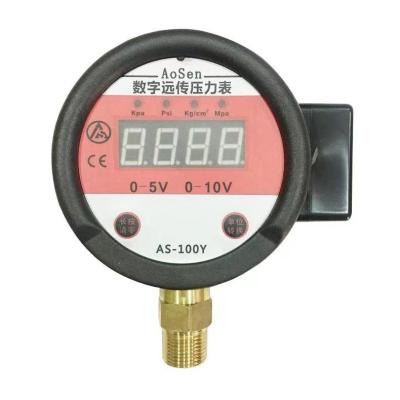 China Stainless Steel Case Vacuum Pressure Meter Digital Pressure Gauge Monitor Hydraulic Pressure Gauge for sale