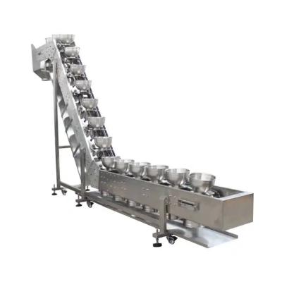China Linha de montagem de transporte de tipo de tigela Processamento de alimentos Elevador de balde inclinado à venda