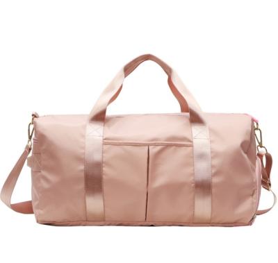 China Waterproof Pink Black Tourist Duffle Travel Travel Bag Women Gym Luggage Bag Fashion Women And Men Speed Sports Duffle Bag for sale