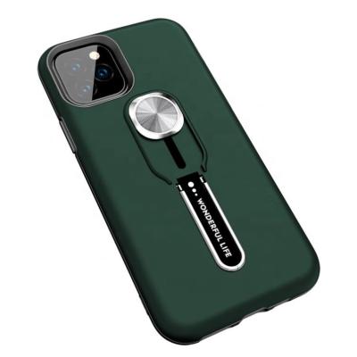 China 100% Back Cover 360 Rotating Ring Strap Holder Phone Cases Eco-friendly Phone Case 2020 Accessories For iPhone 11 Pro Max for sale