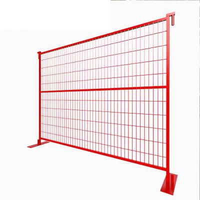 China Easily Assembled Canada Standard Construction Canada 60X150Mm Exterior Temporary Fence for sale