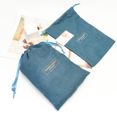 China New Design Recyclable Candle Packaging Bags Suede Candle Bags Faux Suede Candle Bags Packaging for sale