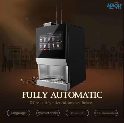 China Best Espresso Bean To Cup Coffee Vending Machine With Touch Screen for sale