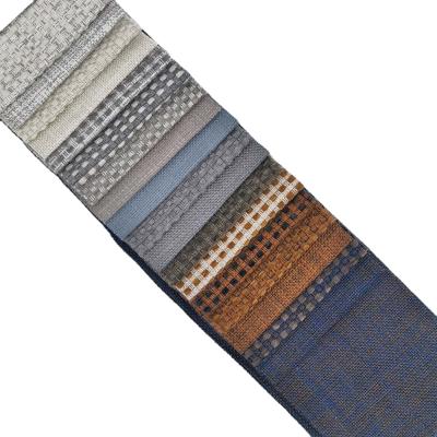 China Breathable high quality luxurious heavy tweed woven jacquard twill fabric for upholstery sofa chair bed for sale