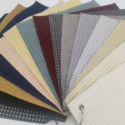 China Waffle fabric three-dimensional fabric breathable knitted high quality cotton sofa fabric wholesale for sale