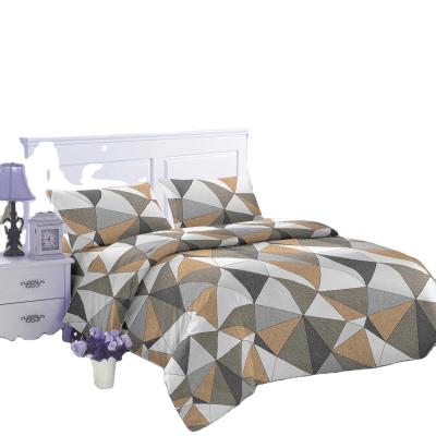China Breathable textile 100 polyester 3d dispersion printed quilt cover fabric with latest design for home textile for sale